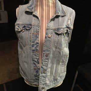 Abercrombie and Fitch Denim Vest